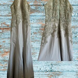 Elegant Lace Evening Gown